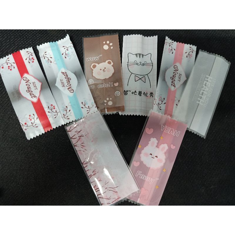 Vỏ kẹo Nougat_sét 50 cái nhiều màu sắc