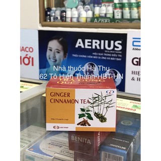 Trà Gừng Quế - làm nóng người,tăng huyết áp, giải cảm