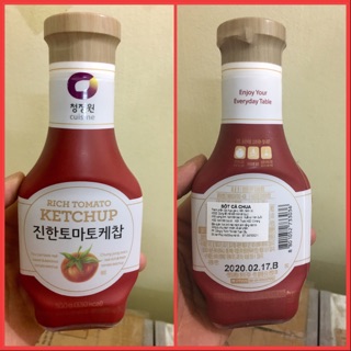 TƯƠNG CÀ CHUA DAESANG HÀN QUỐC CHAI 300G ( RICH TOMATO KETCHUP) (alifoodmart)