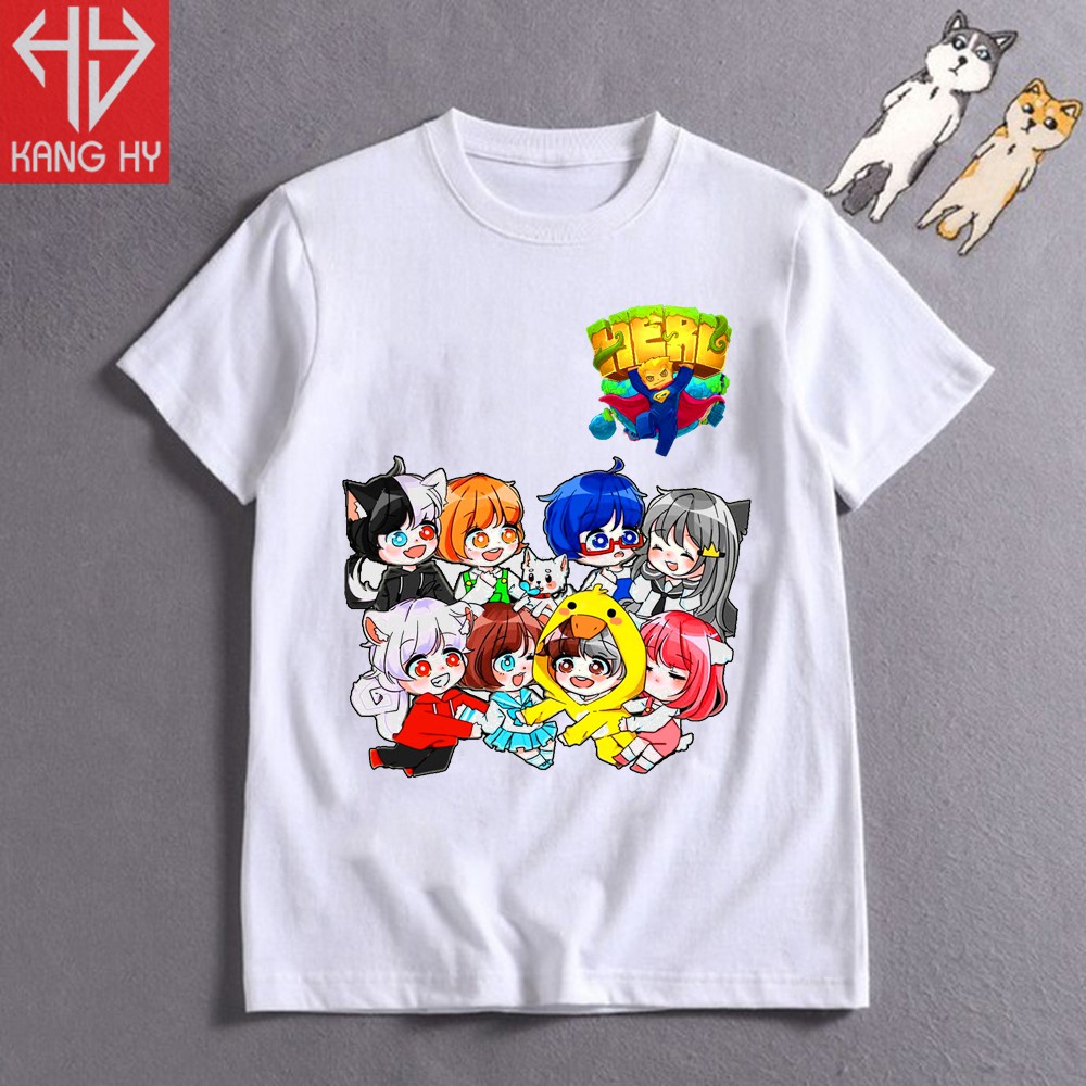 Áo Thun Chibi Toàn Bộ Thành Viên Hero Team F091