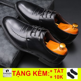 Giày Tây Nam - FREESHIP - Giày Da Nam Buộc Dây Hàng Hiệu GNK24