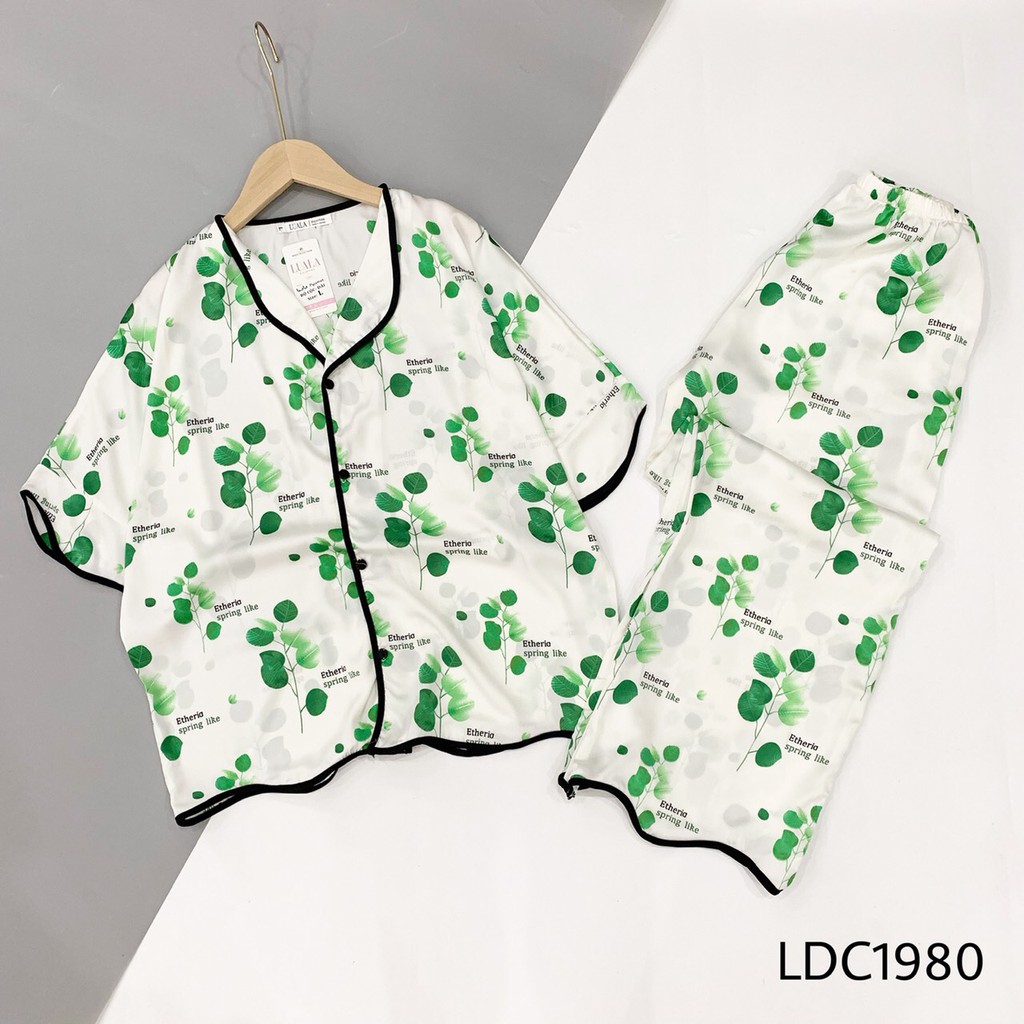 [KHUYẾN MẠI] Bộ Pijama Lụa Latin Cao Cấp Thiết Kế Tay Ngắn Quần Dài Thoải Mái Thấm Hút Mồ Hôi Cực Tốt