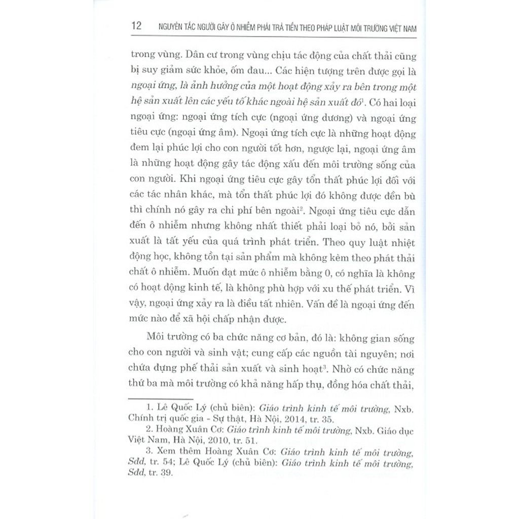 Sách - Nguyên Tắc Người Gây Ô Nhiễm Phải Trả Tiền Theo Pháp Luật Việt Nam (Sách Chuyên Khảo) | BigBuy360 - bigbuy360.vn