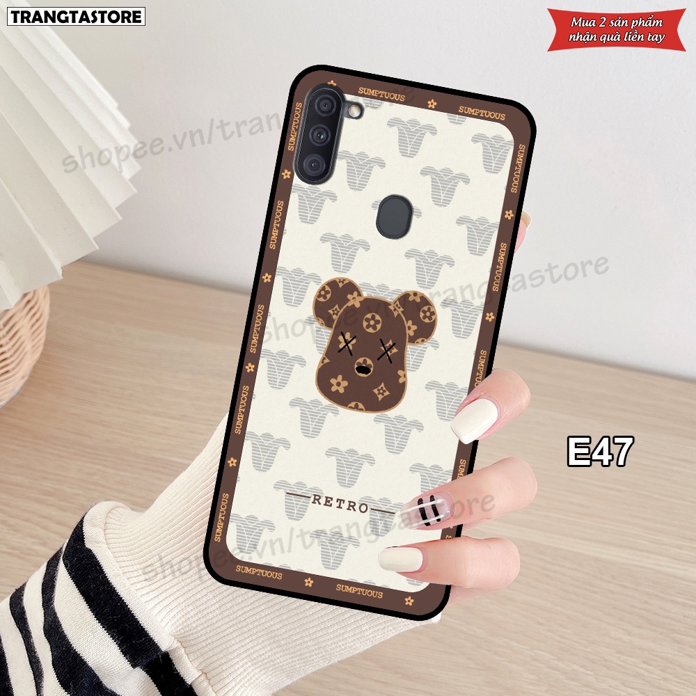 Ốp lưng Samsung A11 in hình các thương hiệu - siêu bền - siêu chất