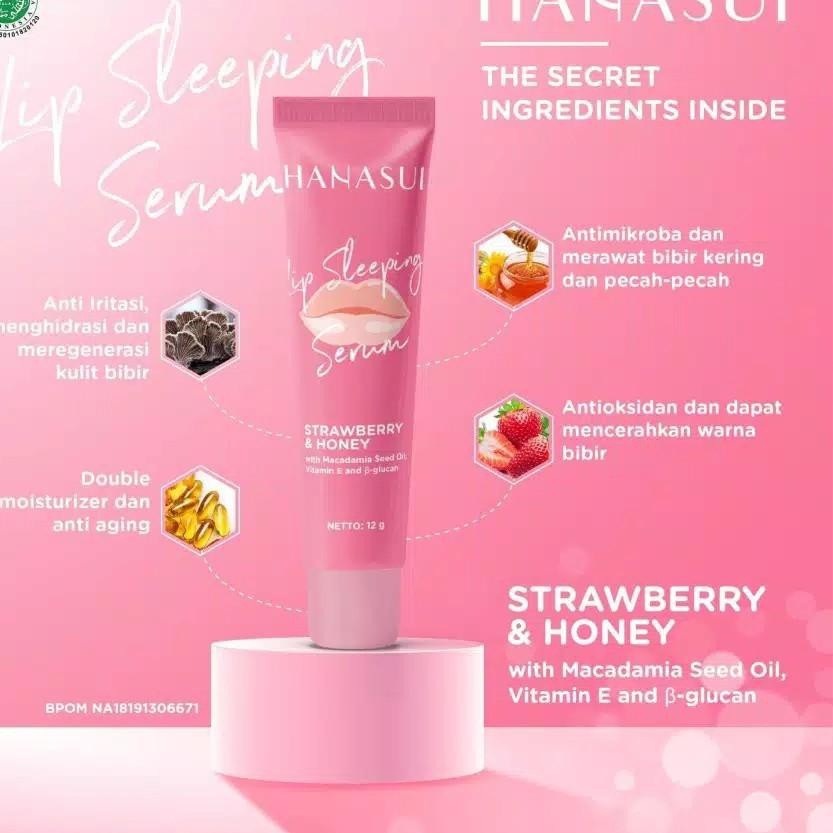 (Hàng Mới Về) Tinh Chất Dưỡng Môi Khi Ngủ 12g Hanasui | BigBuy360 - bigbuy360.vn