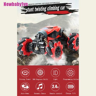 [BABY1] RC Car 4WD Radio Control Stunt Car Gesture Induction Twisting Off-Road