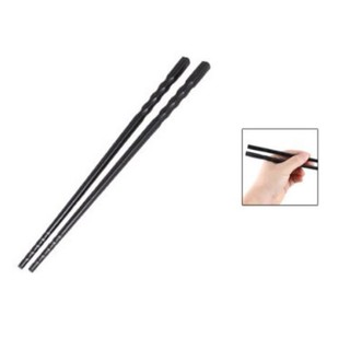 Combo 10 Đôi Đũa Nhựa Đen Kiểu Nhật Cao Cấp Loại Đầu Đũa Dễ Gắp Thức Ăn