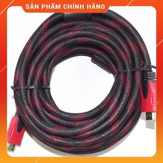 Dây HDMI 20m tròn bọc lưới chống nhiễu giá rẻ dailyphukien