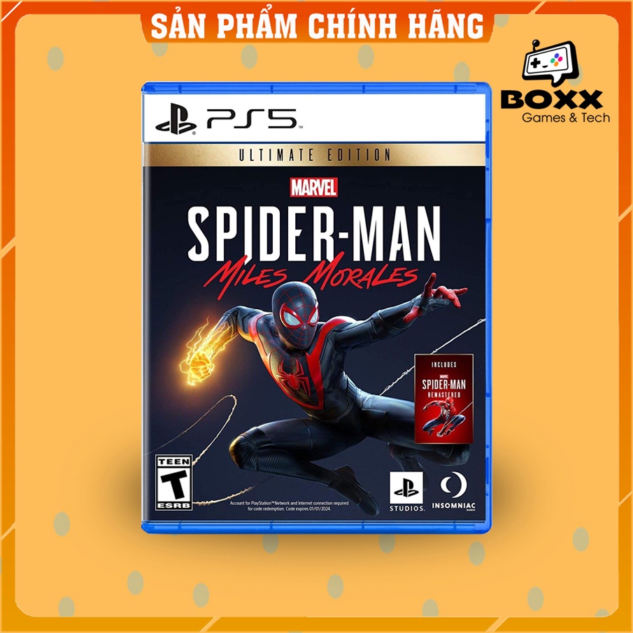 Đĩa Game Marvel's Spider-Man: Miles Morales Ultimate Edition PS5