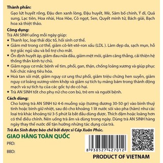 TRÀ THẢO MỘC AN SINH ORGANIC