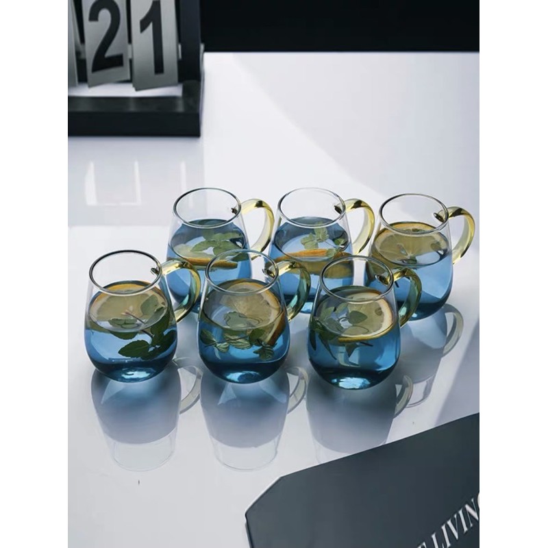 Bộ bình nước thuỷ tinh 1,5L kèm 4 cốc 250ml sang trọng mẫu mới 2021