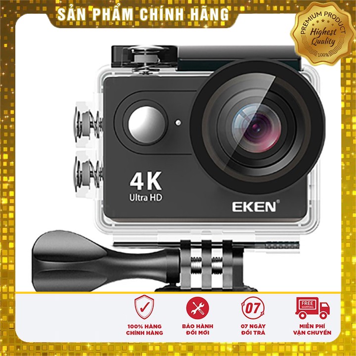 [Sale] Camera hành trình 4K wifi Eken H9R có remote version mới nhất 8.1 tặng kèm kính lọc đỏ và pin siêu khủng 1350m