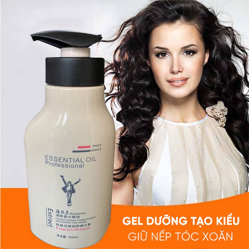 Gel dưỡng tạo kiểu và giữ nếp tóc xoăn