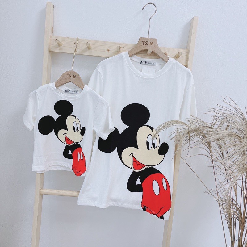 SET ÁO ĐÔI MẸ VÀ BÉ IN HÌNH MICKEY SIÊU XINH