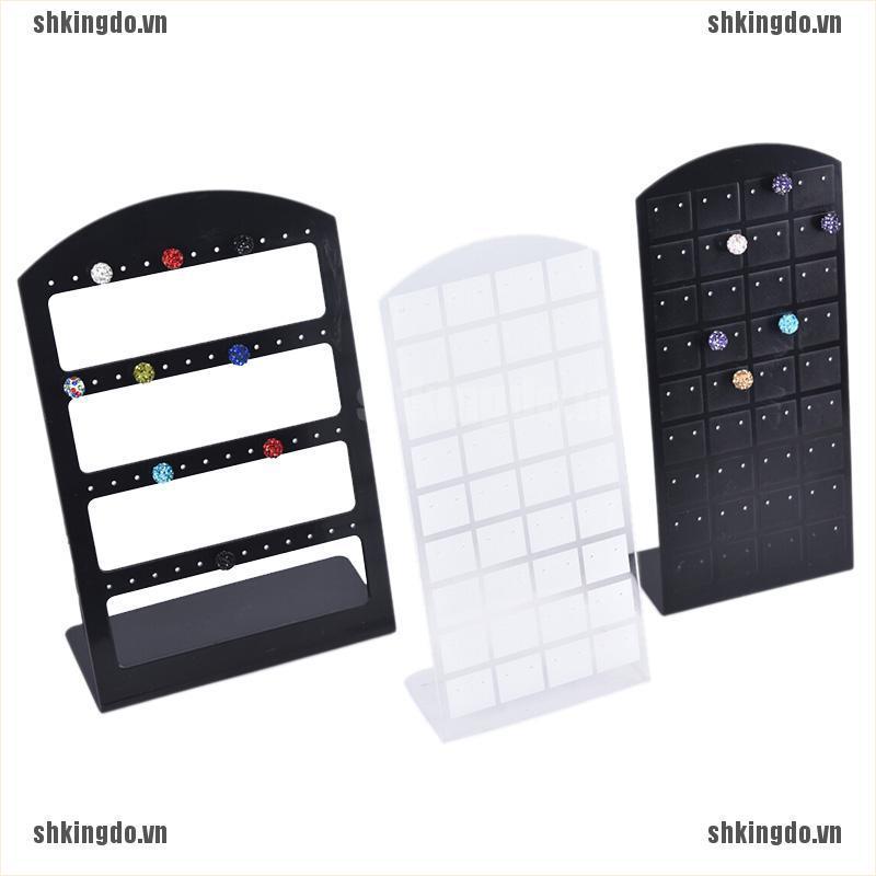 Giá trưng bày trang sức 24 / 48 / 72 lỗ bằng nhựa tiện lợi đa năng