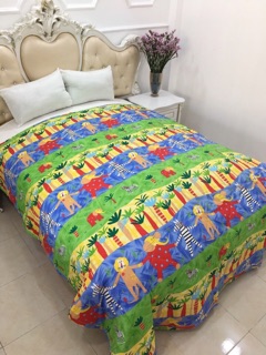 CHĂN HÈ COTTON HAPPINESS - cotton lụa cao cấp