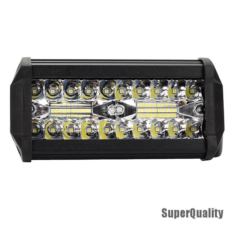 1 Thanh Đèn LED 7 Inch 120W 40 Bóng Chống Nước Chuyên Dụng Cho Xe Hơi