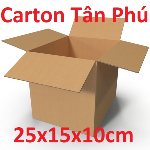 Bộ 30 hộp 25x15x10 - hộp carton 3 lớp tiện lợi