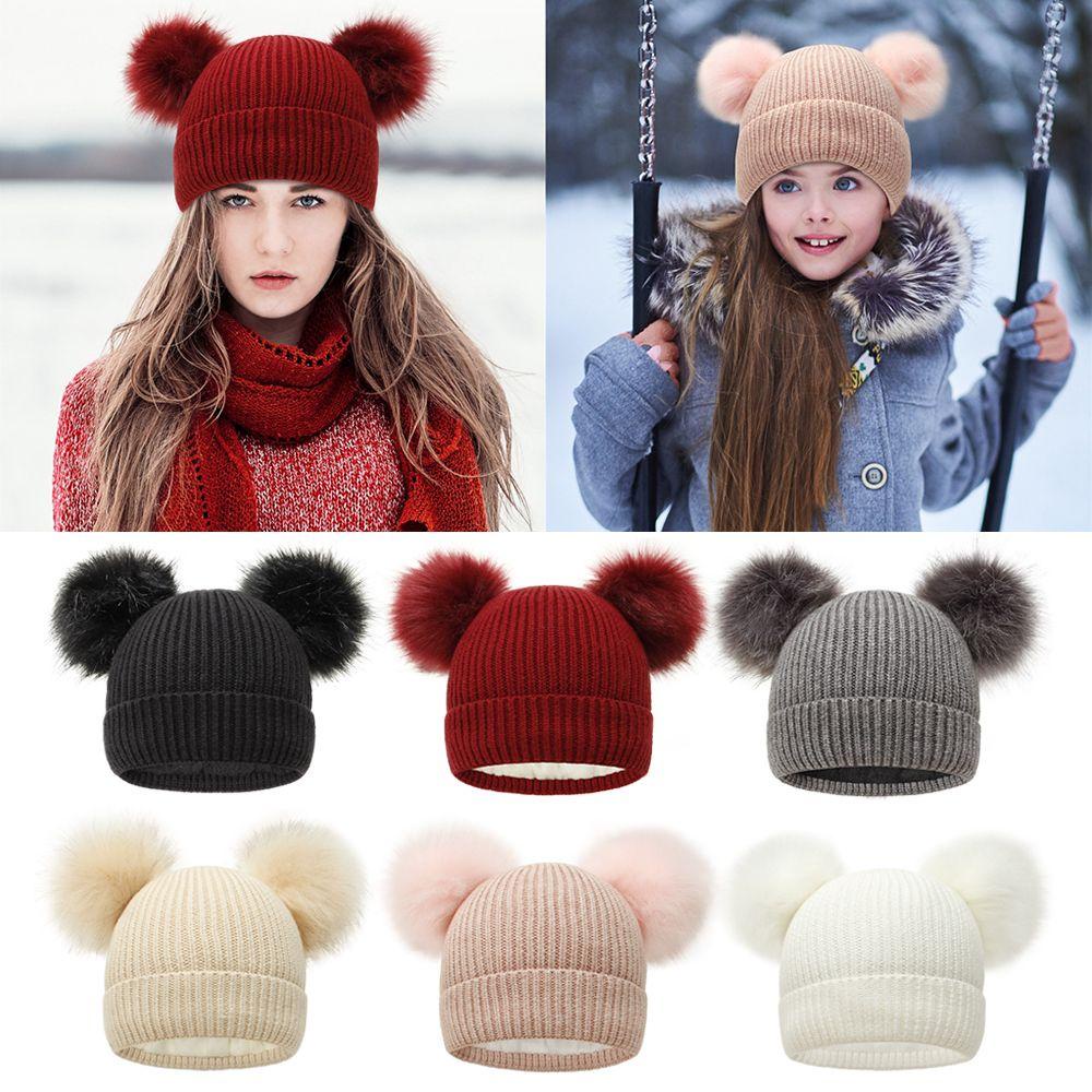 Mũ Len Dày Dặn Giữ Ấm Mùa Đông Thời Trang Dành Cho Nữ