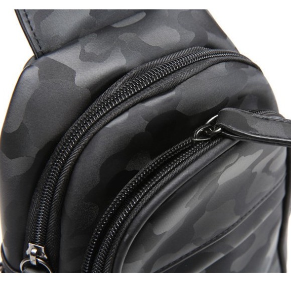 Túi đeo chéo, da PU cao cấp, họa tiết Camo, rằn ri | BigBuy360 - bigbuy360.vn