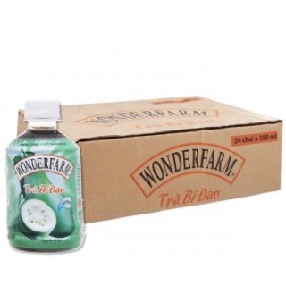 6 chai trà bí đao Wonderfarm 280ml