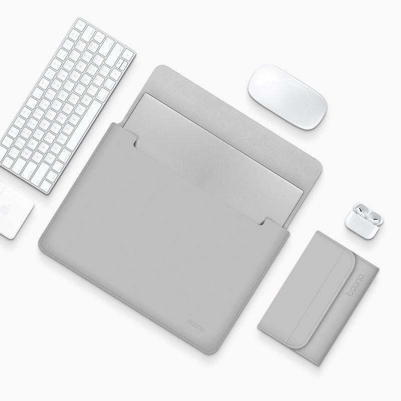 Baona/ RT Túi Đựng Laptop Bằng Da Chống Thấm Nước Cho Thinkpad Matebook Air Pro 13 13.3 14 15.6 inch