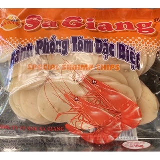 Bánh Phồng tôm đặc biệt sa giang cam gói 100g