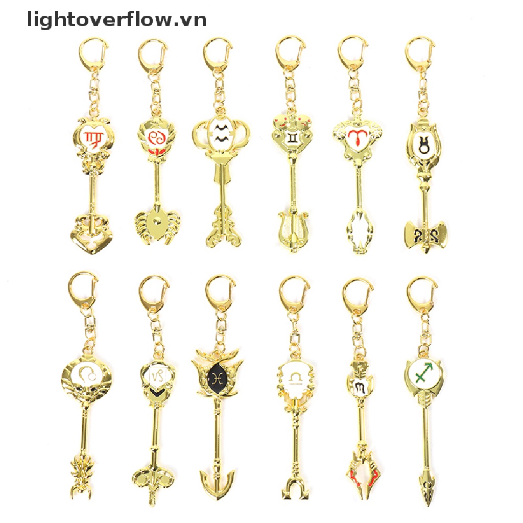 Móc Khóa Hình Cung Hoàng Đạo Hoạt Hình Fairy Tail