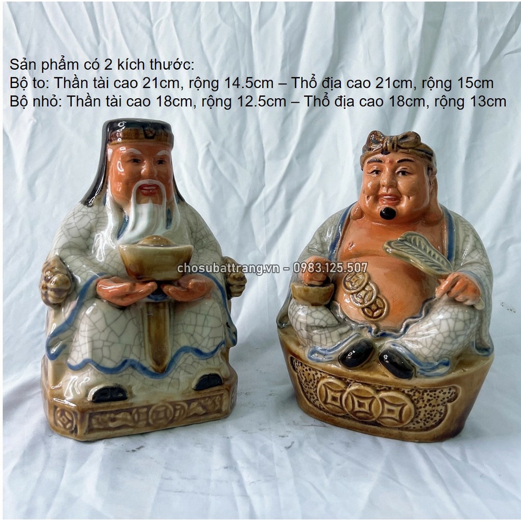 THỔ ĐỊA THẦN TÀI MEN RẠN - siêu đẹp siêu rẻ