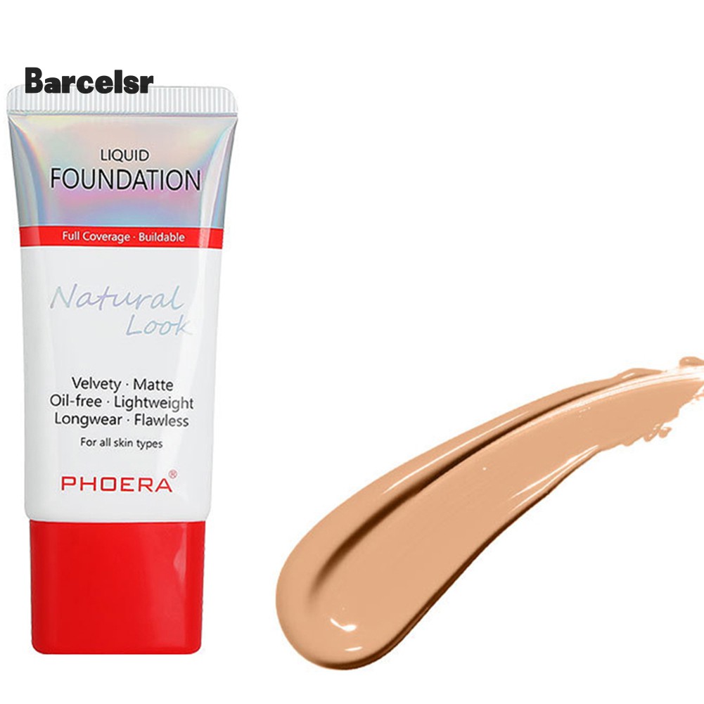 [Hàng mới về] Kem nền dạng lỏng PHOERA nhung mịn che khuyết điểm | BigBuy360 - bigbuy360.vn