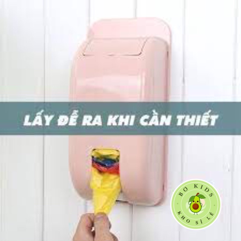 Hộp đựng túi nilong, túi đựng rác dán tường Việt Nhật (MS:2755) - Hộp rút túi nilong gắn tường tiện dụng