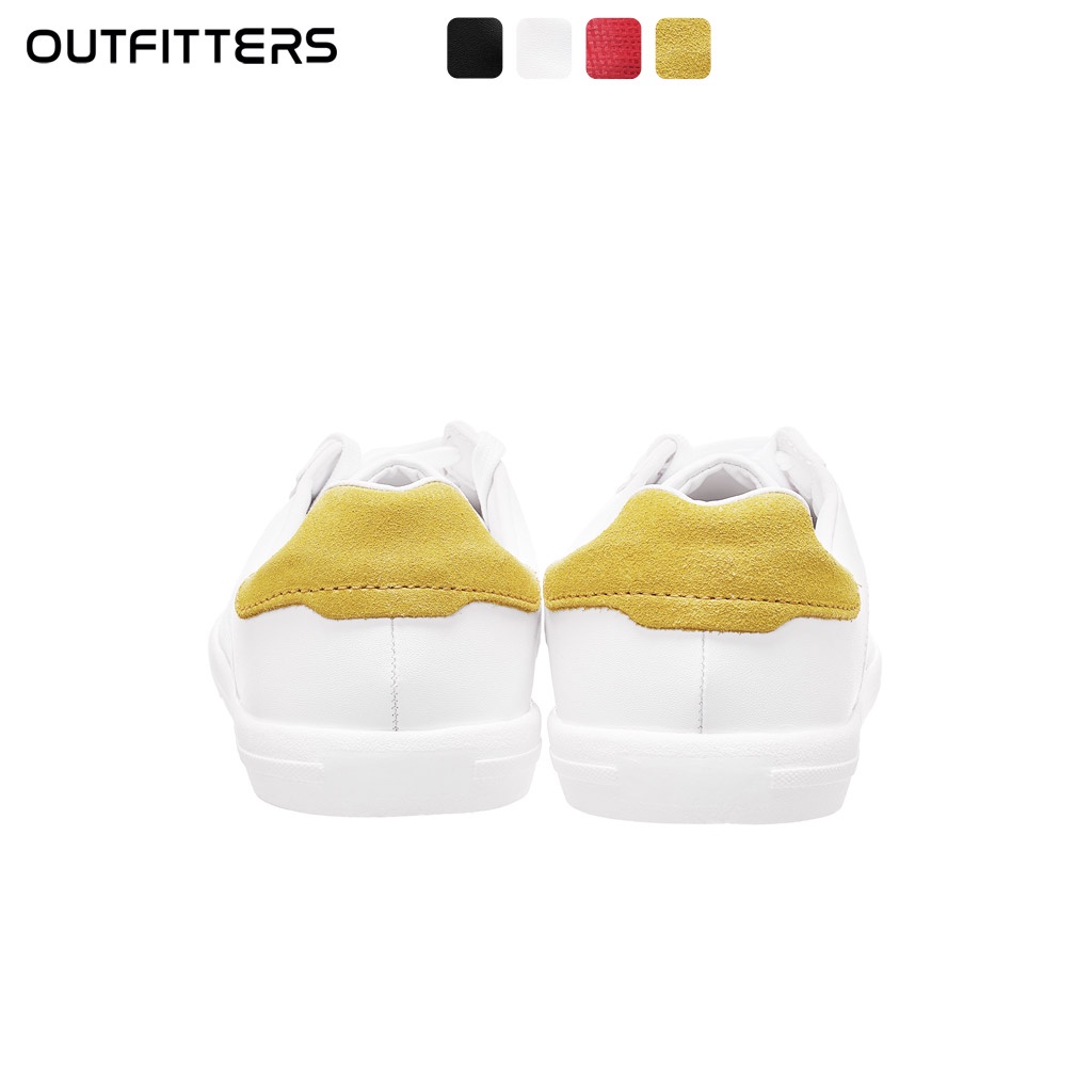 Giày Sneaker Nữ Trắng Vàng [SIGNATURE FULL BOX] Outfitters Phối Màu Cổ Thấp GSK02 Thể Thao Hàn Quốc Outfit Local Brand