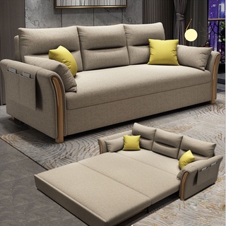 Ghế sofa thông minh, sofa giường đa năng có tủ chứa và túi trữ đồ siêu tiện dụng kt 1,5 x 1,9m