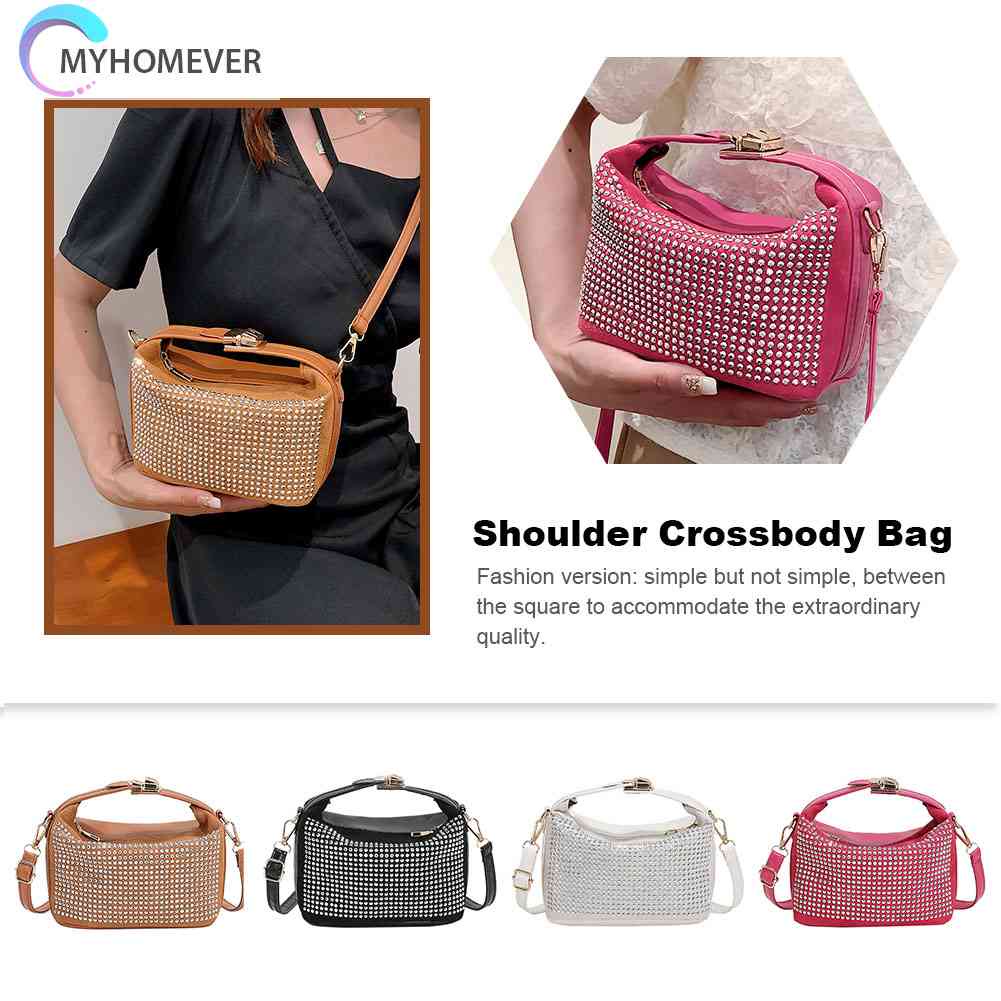 Túi Đeo Chéo Đính Đá Thời Trang Cho Nữ