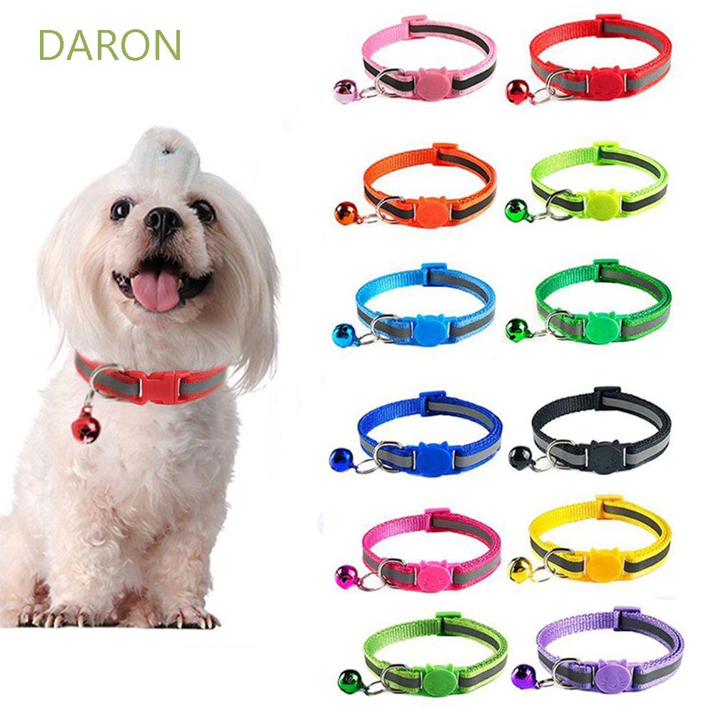 Vòng cổ nylon an toàn có chuông dễ thương có thể điều chỉnh cho thú cưng