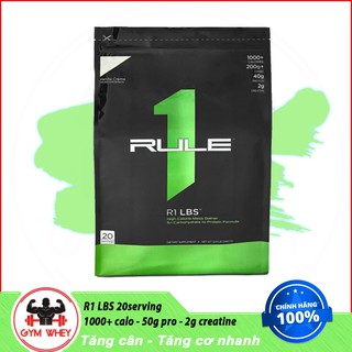 Sữa Tăng Cân Tăng Cơ Cho Người Tập Gym Rule1 Mass Túi Dùng Thử 1kg