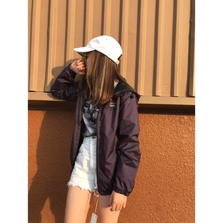ÁO KHOÁC JACKET logo raw (mà đen size M)