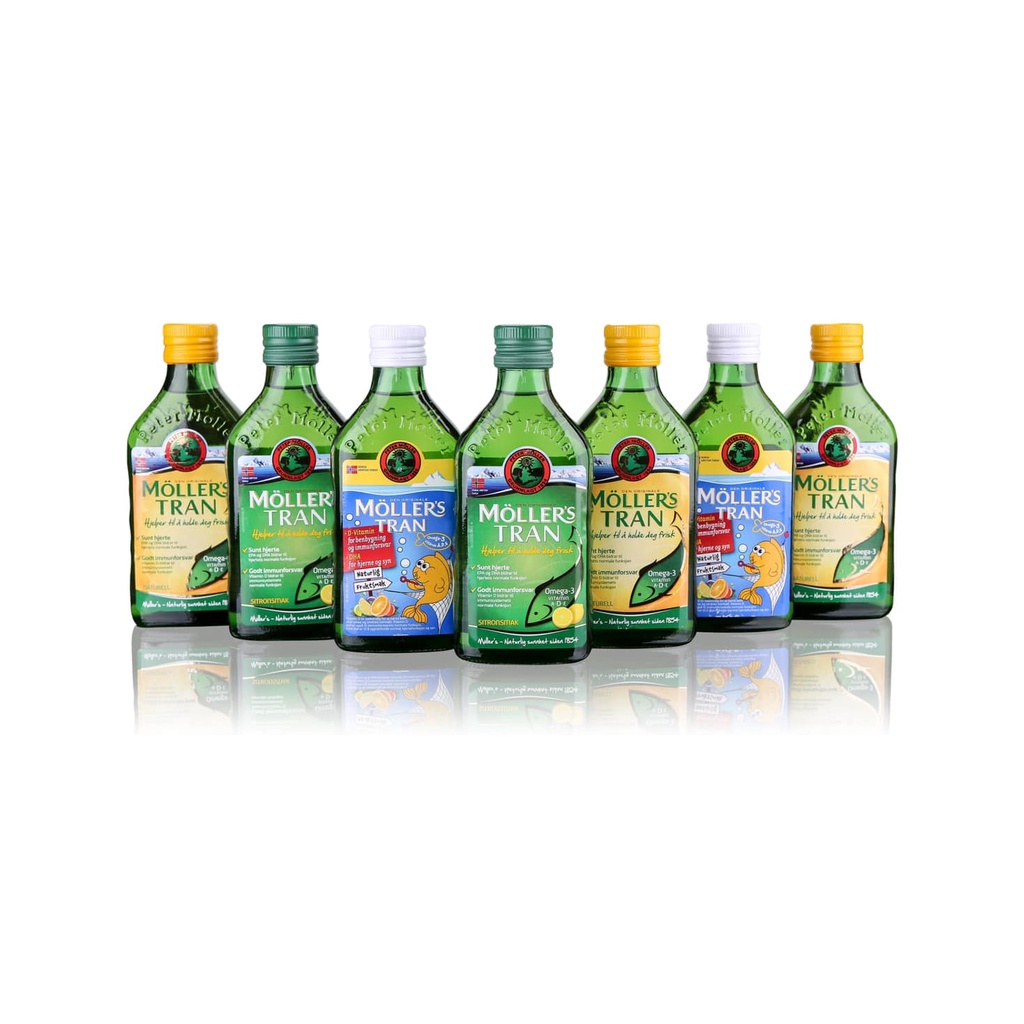 Dầu gan cá tuyết Omega 3 MOLLER’S chai  250ml - nội địa Na Uy