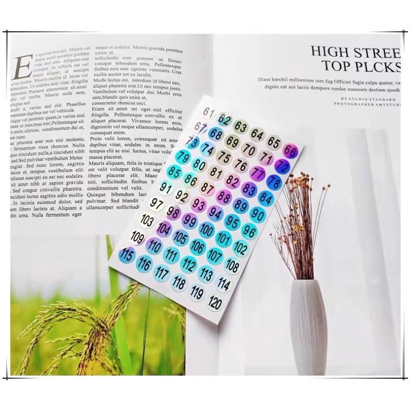 Tem dán số chai sơn gel phản quang dễ nhìn