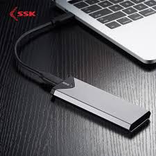 Box chuyển SSD M2 Sata sang ổ cứng di động - SSK SHE-C320 chuẩn USB 3.0 - 5Gbps M.2- Hàng Chính Hãng Bảo Hành 6 Tháng