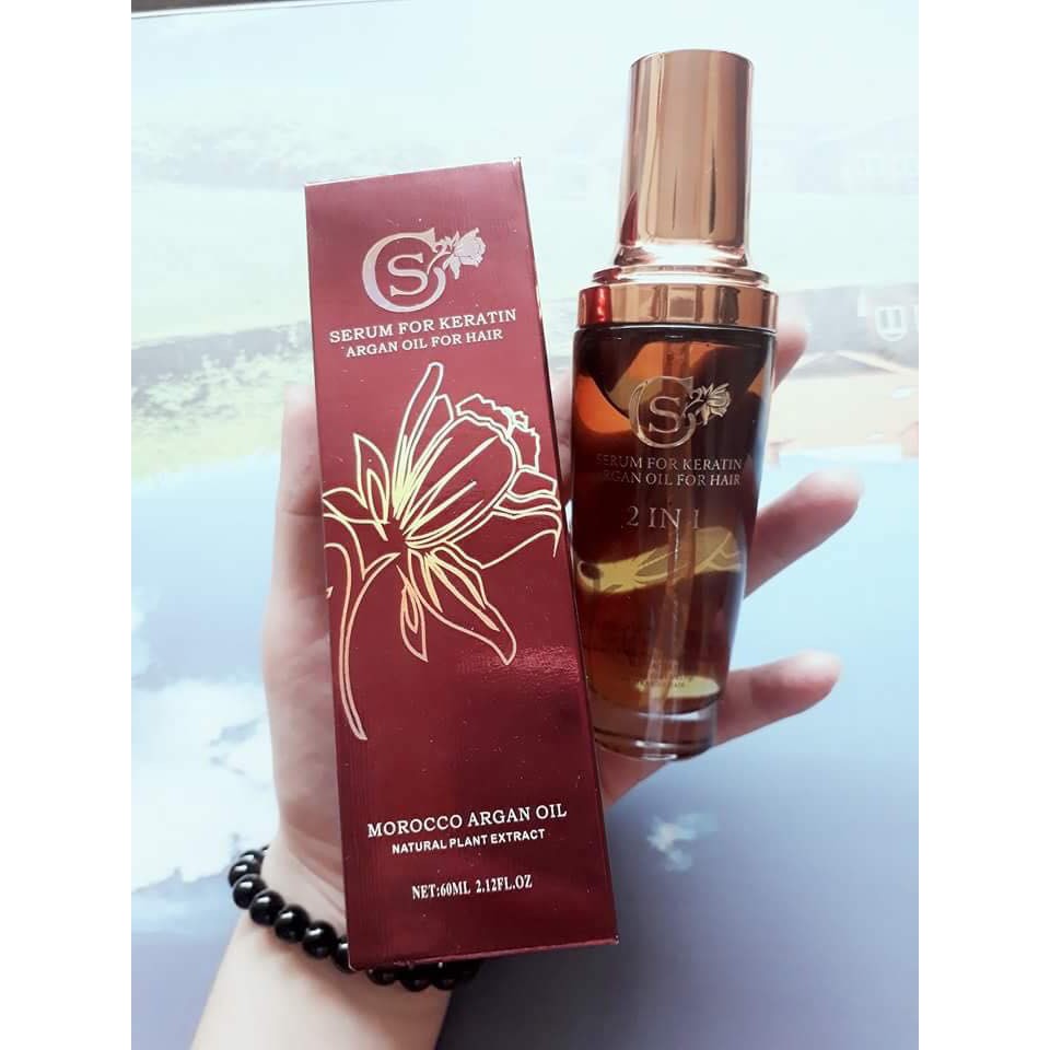 Tinh dầu dưỡng tóc CS Morocco Argan Oil 60ml