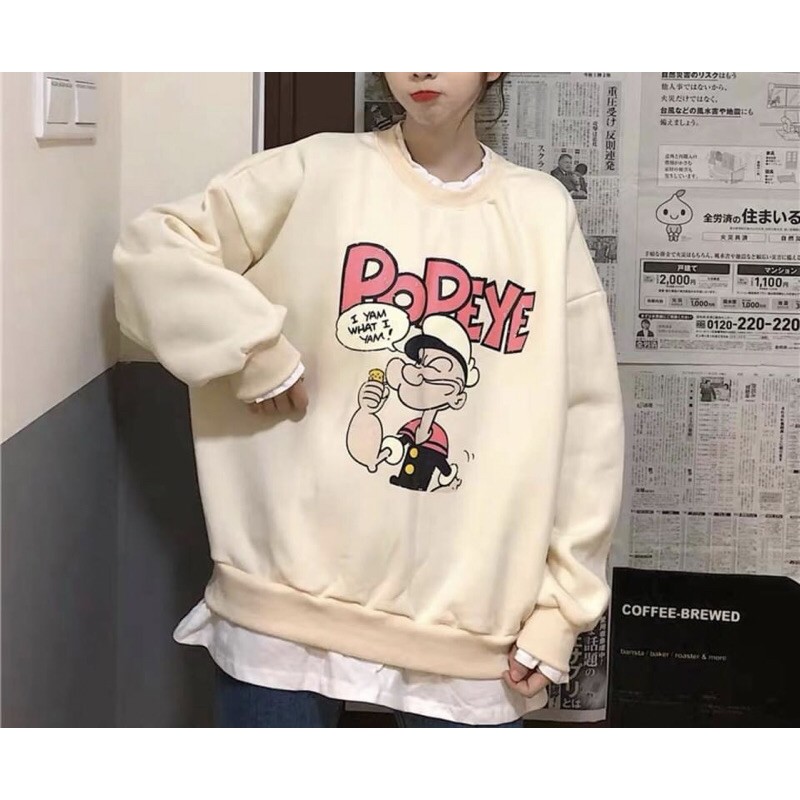 Áo Sweater Nỉ POPEYE Unisex | BigBuy360 - bigbuy360.vn