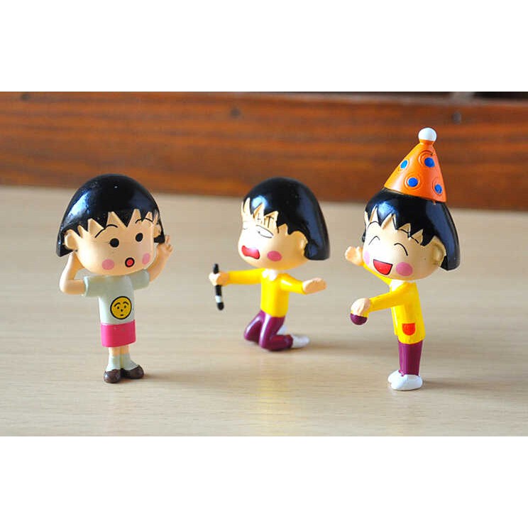 Mô Hình 12 Biểu Cảm Tính Cách Của Cô Bé Maruko Dễ Thương