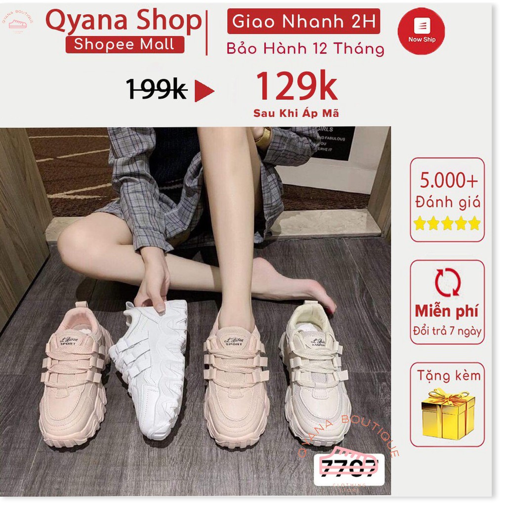 [ FREESHIP ] Giày sneaker nữ 7707, Trends from Korea, siêu hot 2021, GIÀY THỂ THAO NỮ, GIÀY DẠO PHỐ, DU LỊCH HÈ