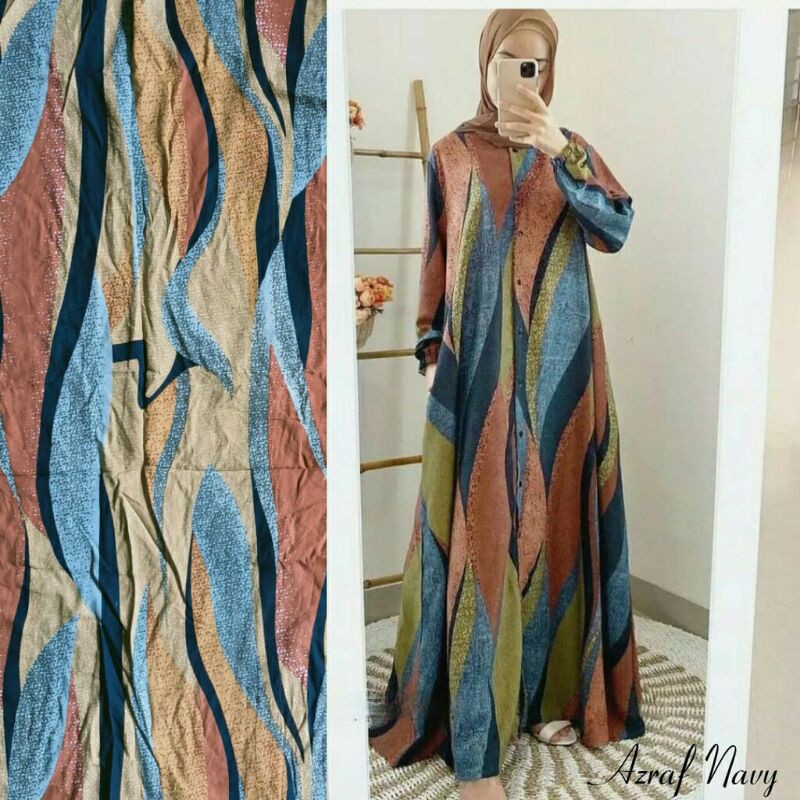 Đầm Gamis Rayon Chất Liệu Viscose Azhar