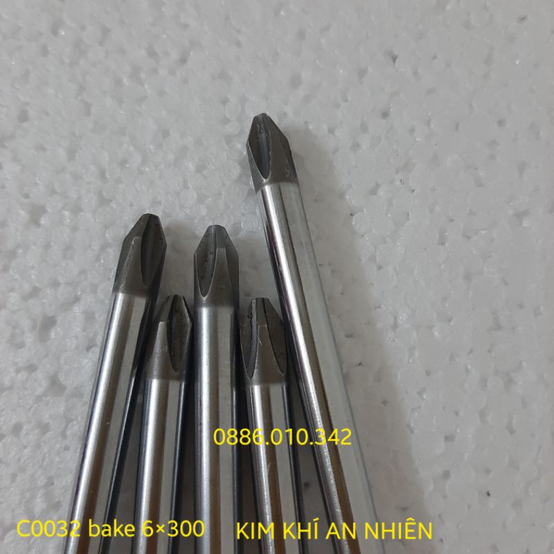 Tua vít dài 5x300mm, 6x300mm có từ tính bằng thép Crv chính hãng CMART