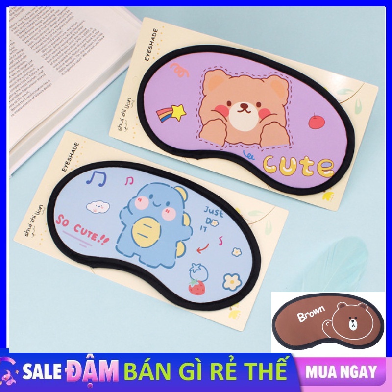Bịt mắt, che mắt ngủ họa tiết hoạt hình siêu cute nthinhuy01