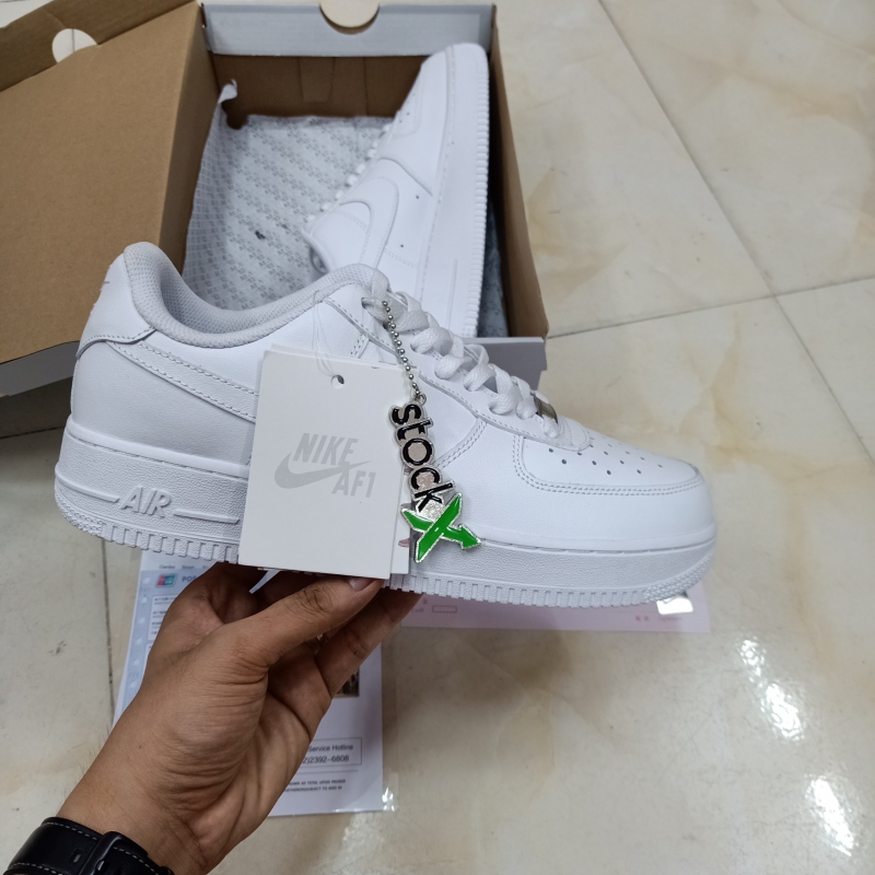 Giày Air Force One Trắng Đế Giày Đệm Khí Cao Cấp