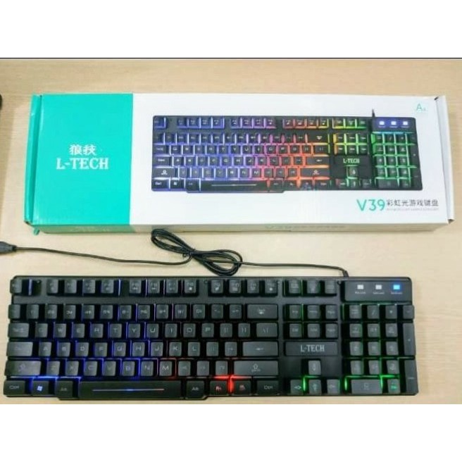 [Loại 1] Bàn phím giả cơ W36/W39 đèn Led nền 7 màu tuyệt đẹp(giao ngẫu nhiên ) | BigBuy360 - bigbuy360.vn