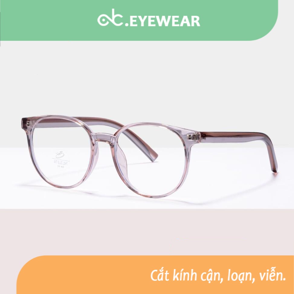 Gọng kính nam nữ ABCeyewear mắt tròn chất liệu dày dặn chắc chắn thời trang 8263